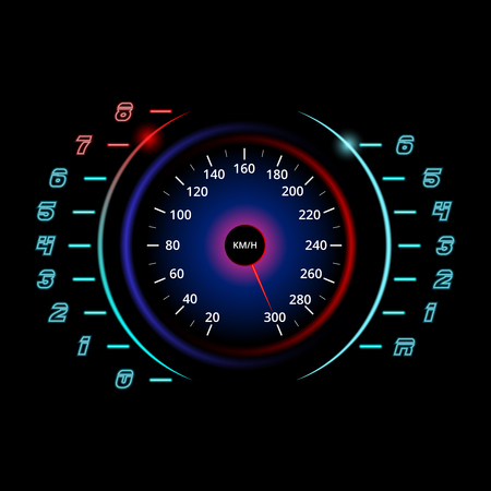 Modern car speedometer. Racing background.のイラスト素材
