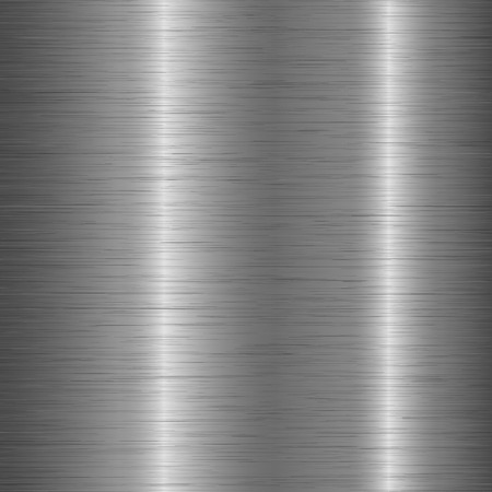 Polished metal chrome brushed texture background. Aluminium rough texture for design concept. Vector.のイラスト素材