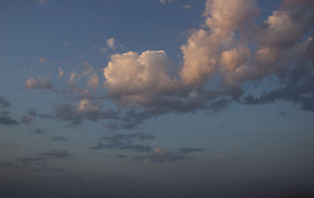 Beautiful sky with clouds. Beautiful landscape.
