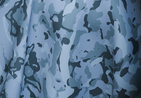Close-up view of camouflage texture. 3d illustration.の写真素材