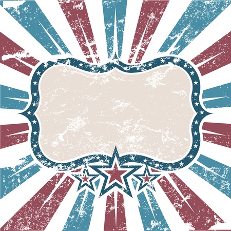 Old Colors American Background in grunge styleのイラスト素材