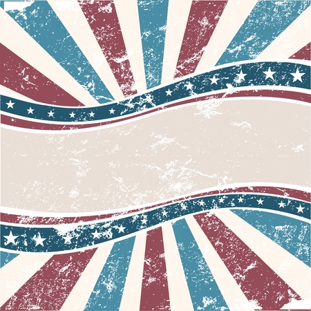 Old Colors American Background in grunge styleのイラスト素材