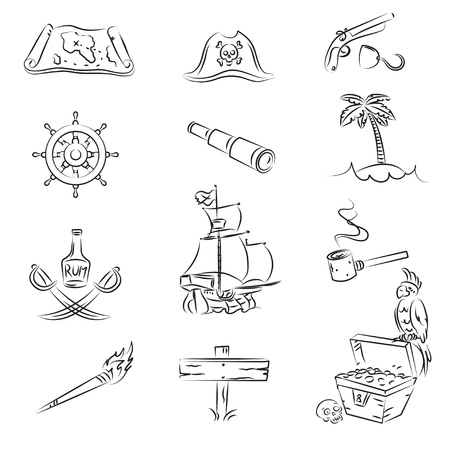 Pirates Set のイラスト素材