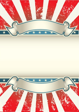 USA Colors Posterのイラスト素材