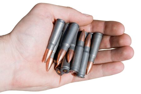 ammunition of rifled carbine の写真素材