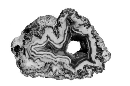 the block of agat with amethyst brush in bordersの写真素材