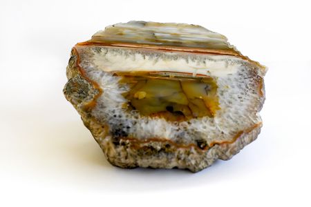 quartz isolated in white backgroundの写真素材