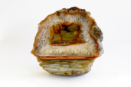 quartz isolated in white backgroundの写真素材