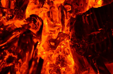 Combustion of materials with different intensities.の写真素材