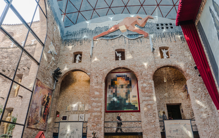 Figueres, Spain - November 12, 2017: Salvador Dali museum in Figerasのeditorial素材