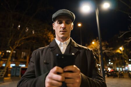Old Fashion Man from the 1920s englandの写真素材