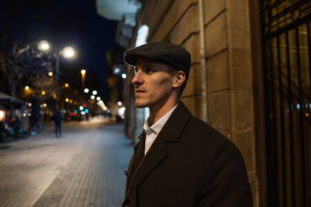 Old Fashion Man from the 1920s englandの写真素材