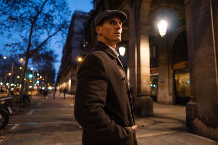 Old Fashion Man from the 1920s englandの写真素材