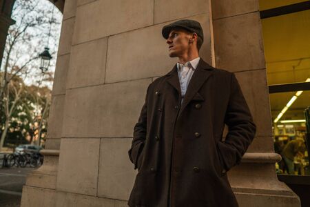 Old Fashion Man from the 1920s englandの写真素材