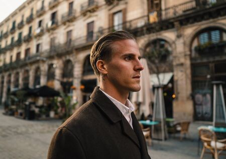 Old Fashion Man from the 1920s englandの写真素材