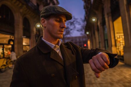Old Fashion Man from the 1920s englandの写真素材