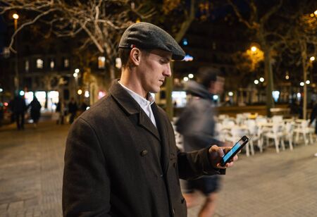 Old Fashion Man from the 1920s englandの写真素材