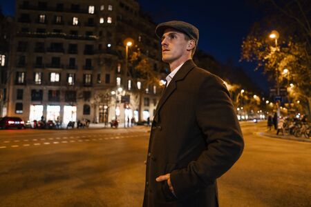 Old Fashion Man from the 1920s englandの写真素材