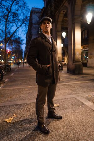 Old Fashion Man from the 1920s englandの写真素材