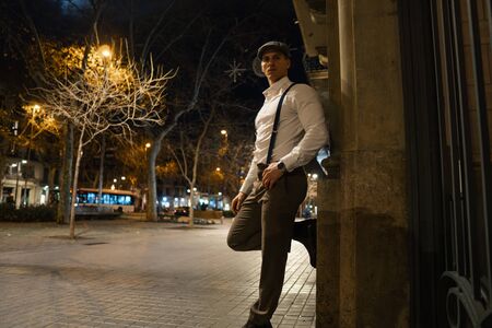 Old Fashion Man from the 1920s englandの写真素材