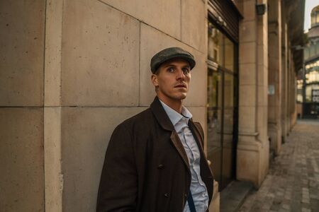 Old Fashion Man from the 1920s englandの写真素材