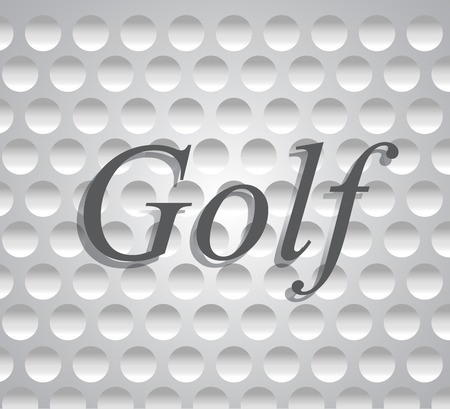 Illustration of golf icons, illustrations of sports and gamesのイラスト素材