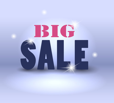 Big sale over abstract backgroundのイラスト素材