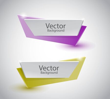 Abstract vector banners setのイラスト素材