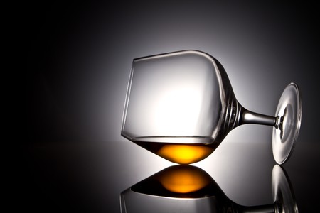 Still-life with the wine glassの写真素材