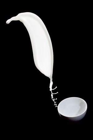 Milk splashの写真素材