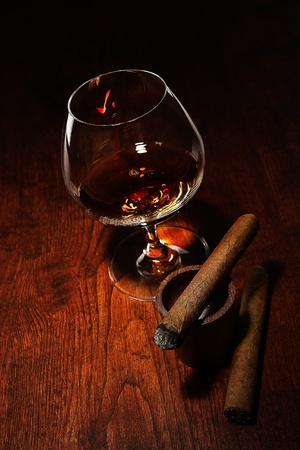 Cigar And Cognacの写真素材