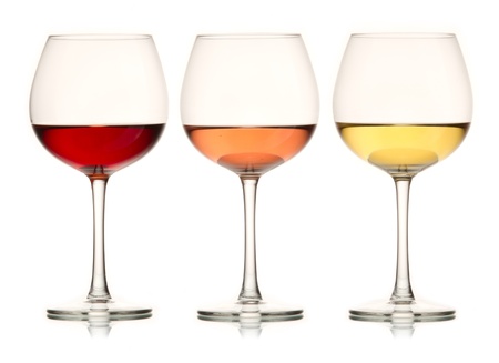 Three Colors of Wineの写真素材