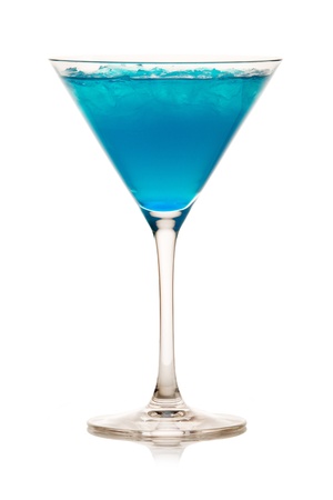Blue Hawaiian cocktailの写真素材