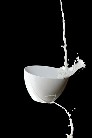 Milk splashの写真素材