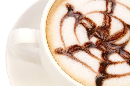 Cup of cappuccinoの写真素材