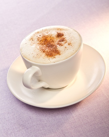 Cup of cappuccinoの写真素材