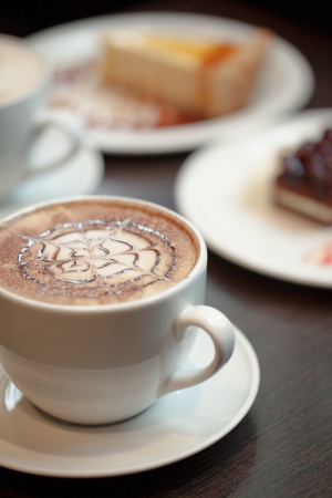 cappuccino cupの写真素材