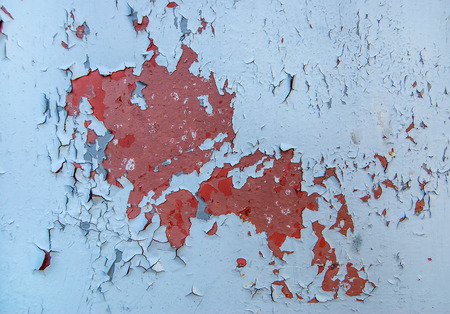 Pattern of old painted metal surfaceの写真素材