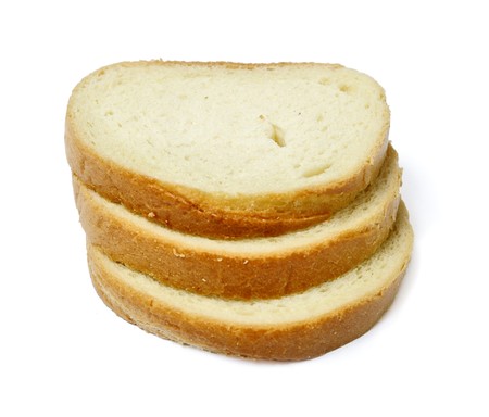Cuts of roll isolated over white background