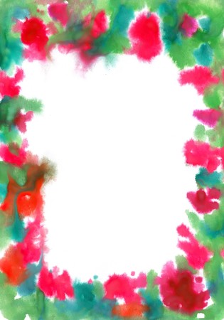 Painted by me frame with space for the copyの写真素材