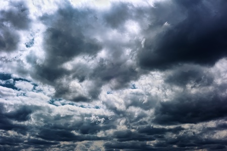 The big powerful storm clouds