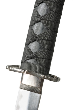 Samurai sword isolated on white backgroundの写真素材