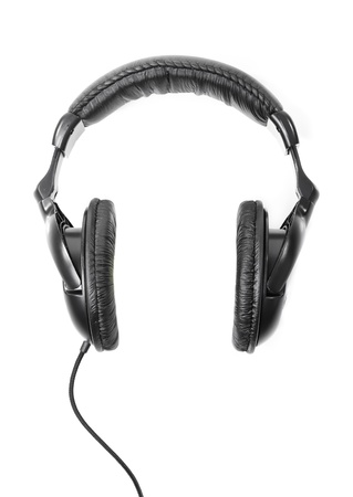 Headphones isolated on white backgroundの写真素材