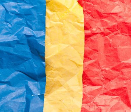 Colorful crumpled papersの写真素材