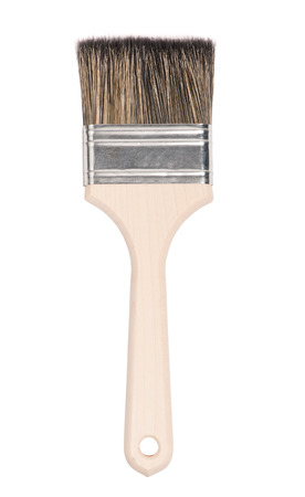 New paint brush isolated on white backgroundの写真素材