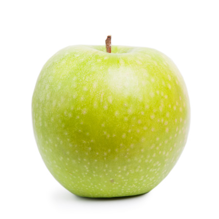 Apple isolated on white backgroundの写真素材