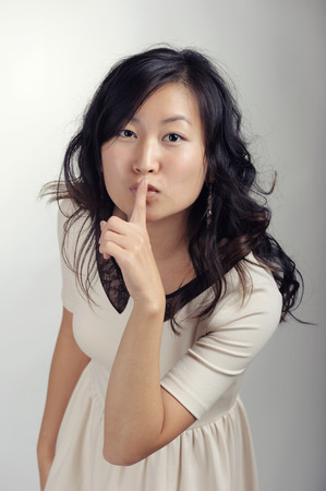 Portrait of young asiam womanの写真素材