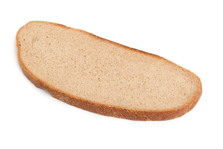 Loaf of bread isolated on white background