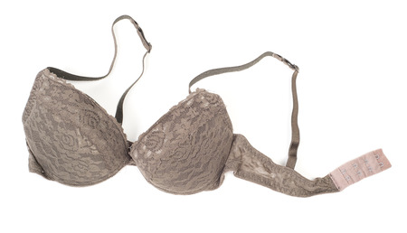 Classic bra isolated on white backgroundの写真素材
