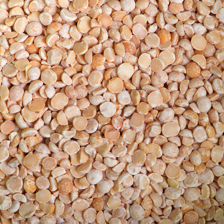 Split sried peas as backgroundの写真素材